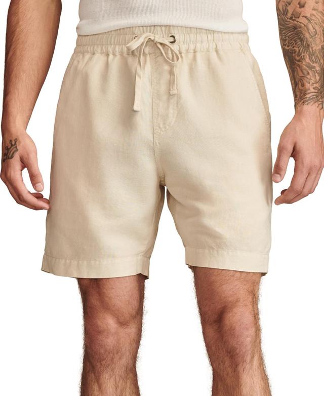 Lucky Brand Mens 7 Linen Pull-On Shorts Product Image