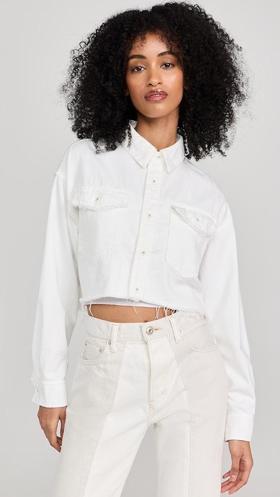 MOUSSY VINTAGE Southfork Cropped Shirt | Shopbop Product Image