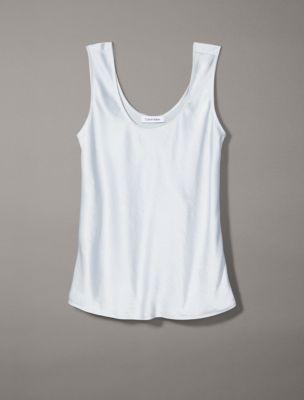 Crushed Satin Tank Top Product Image