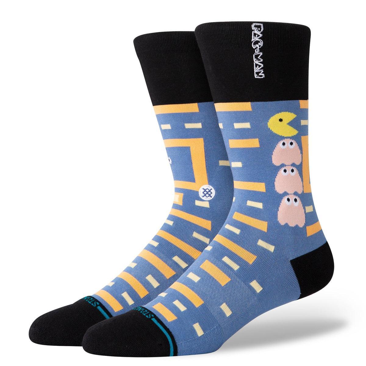 Stance X Pac Man Crew Socks - Power Pellet - Blue Product Image