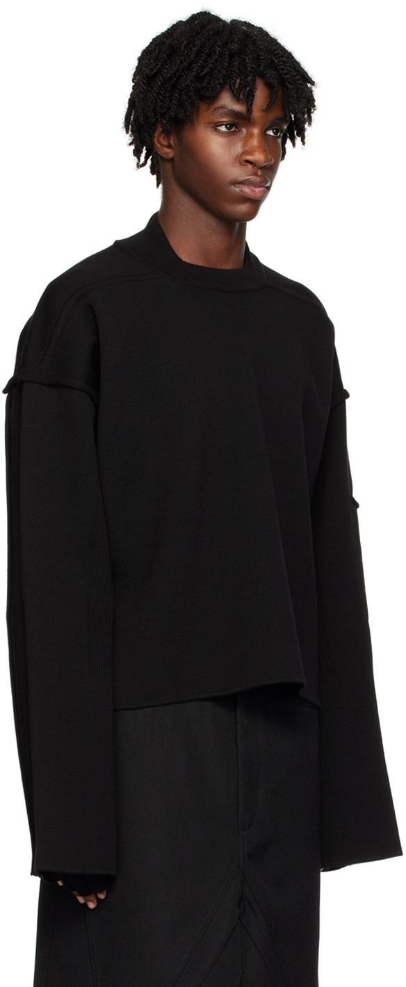 RICK OWENS Wool Tommy Lupetto Sweater In Black Product Image