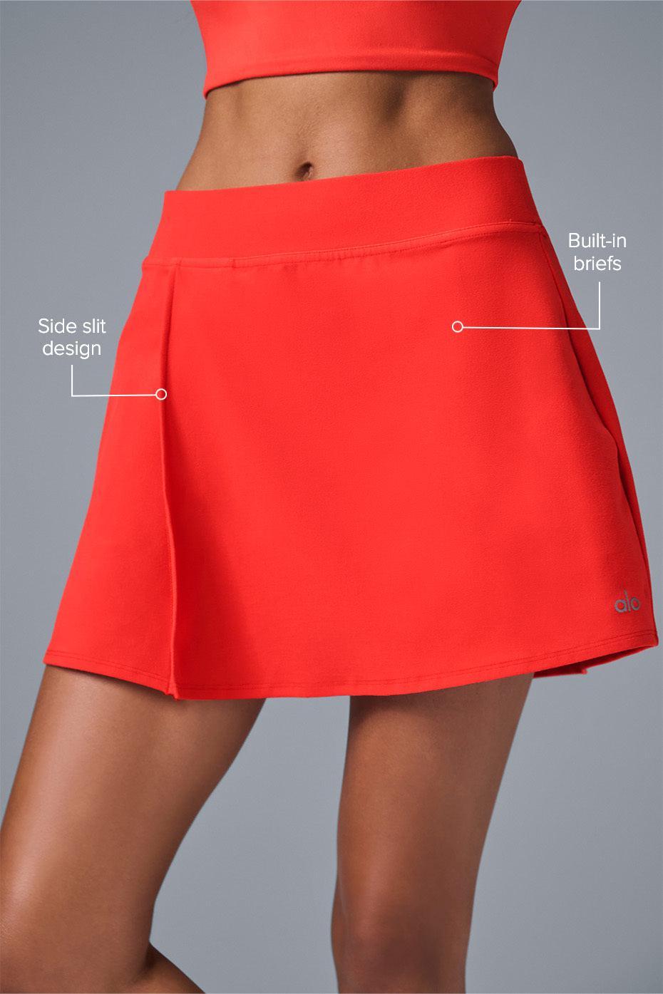 Alosoft Backspin Skirt - Red Hot Summer Female Product Image