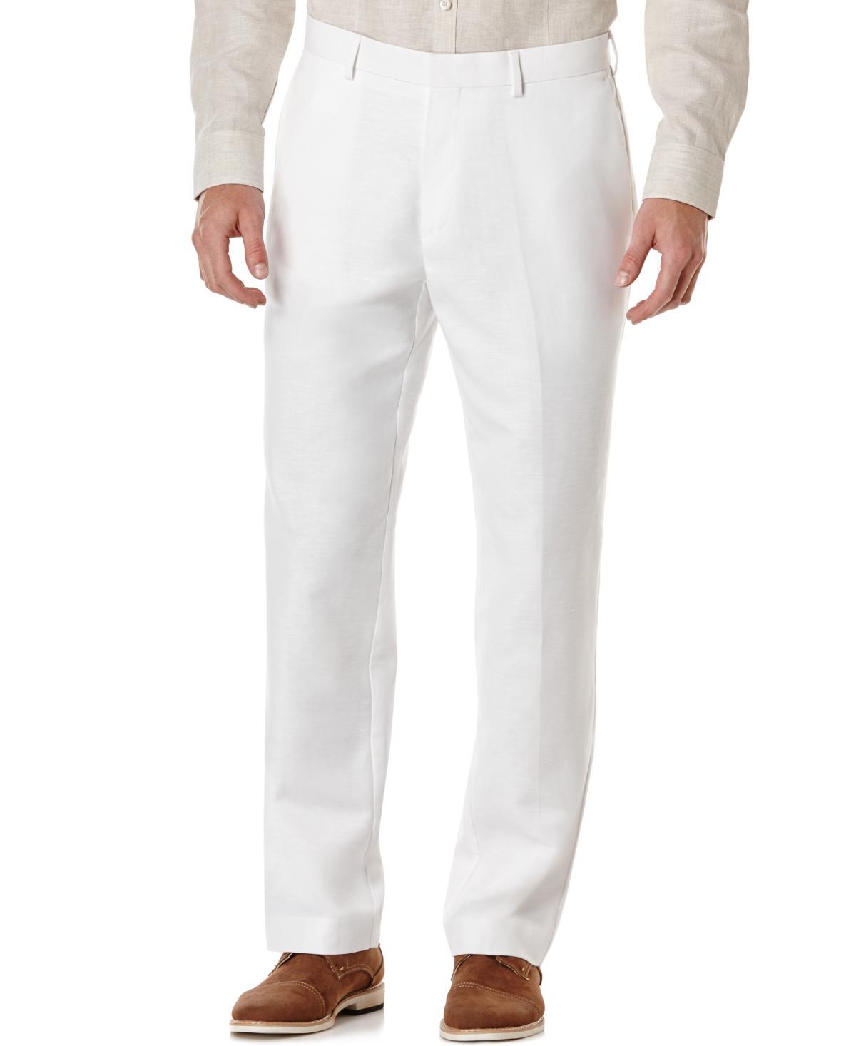 Cubavera Mens Linen Blend Flat Front Pant Product Image