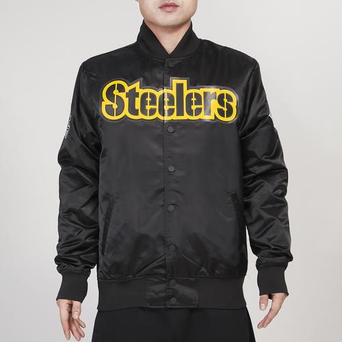 Pro Standard Mens Steelers Big Logo Satin Jacket Product Image