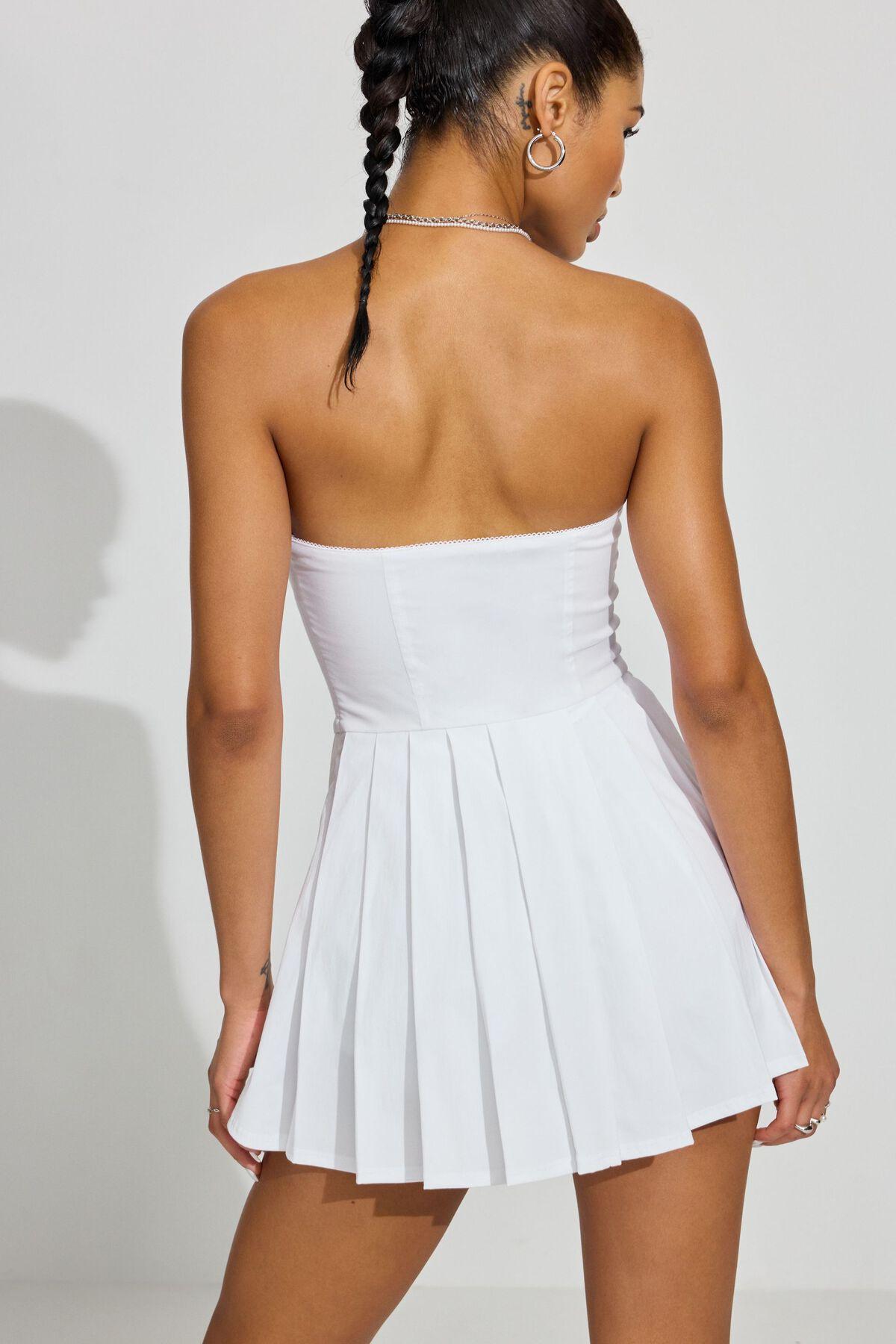 Bow Sweetheart Mini Dress Product Image