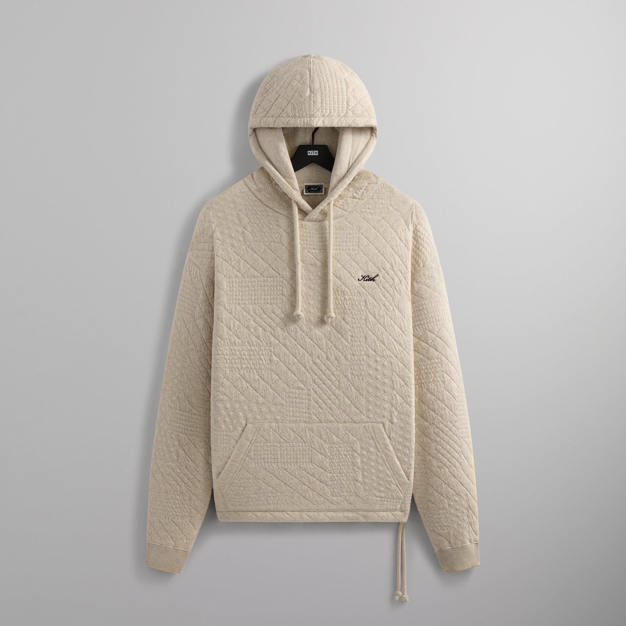 Kith Mixed Stitch Interlock Williams III Hoodie - Sandy Heather Male Product Image