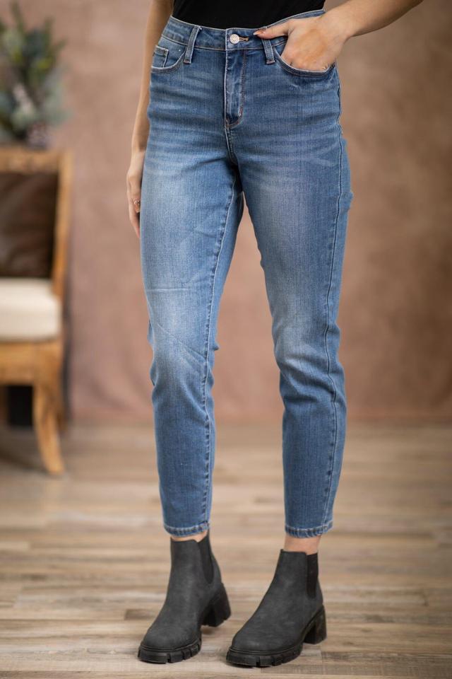 Judy Blue Medium Wash Slim Fit Jeans Product Image