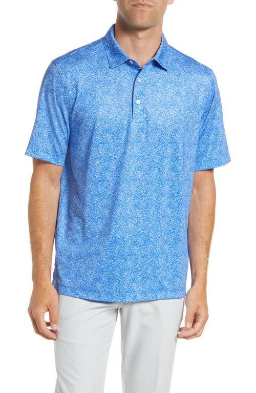 Cutter  Buck Pike Short-Sleeve Constellation-Printed Stretch Polo Shirt Product Image