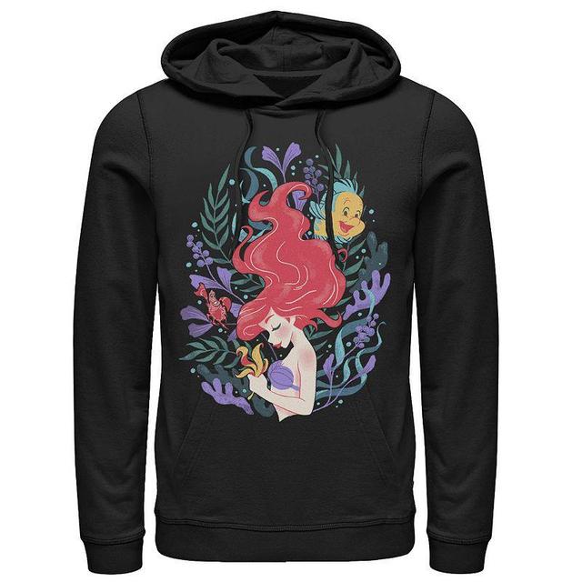 Disneys The Little Mermaid Ariel Flounder And Sebastian Mens Hoodie Product Image