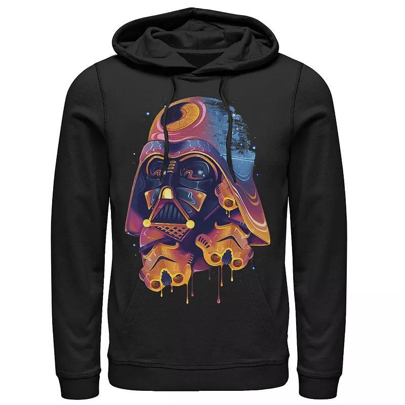 Mens Star Wars Colorful Melted Vader Collage Hoodie, Boys Product Image