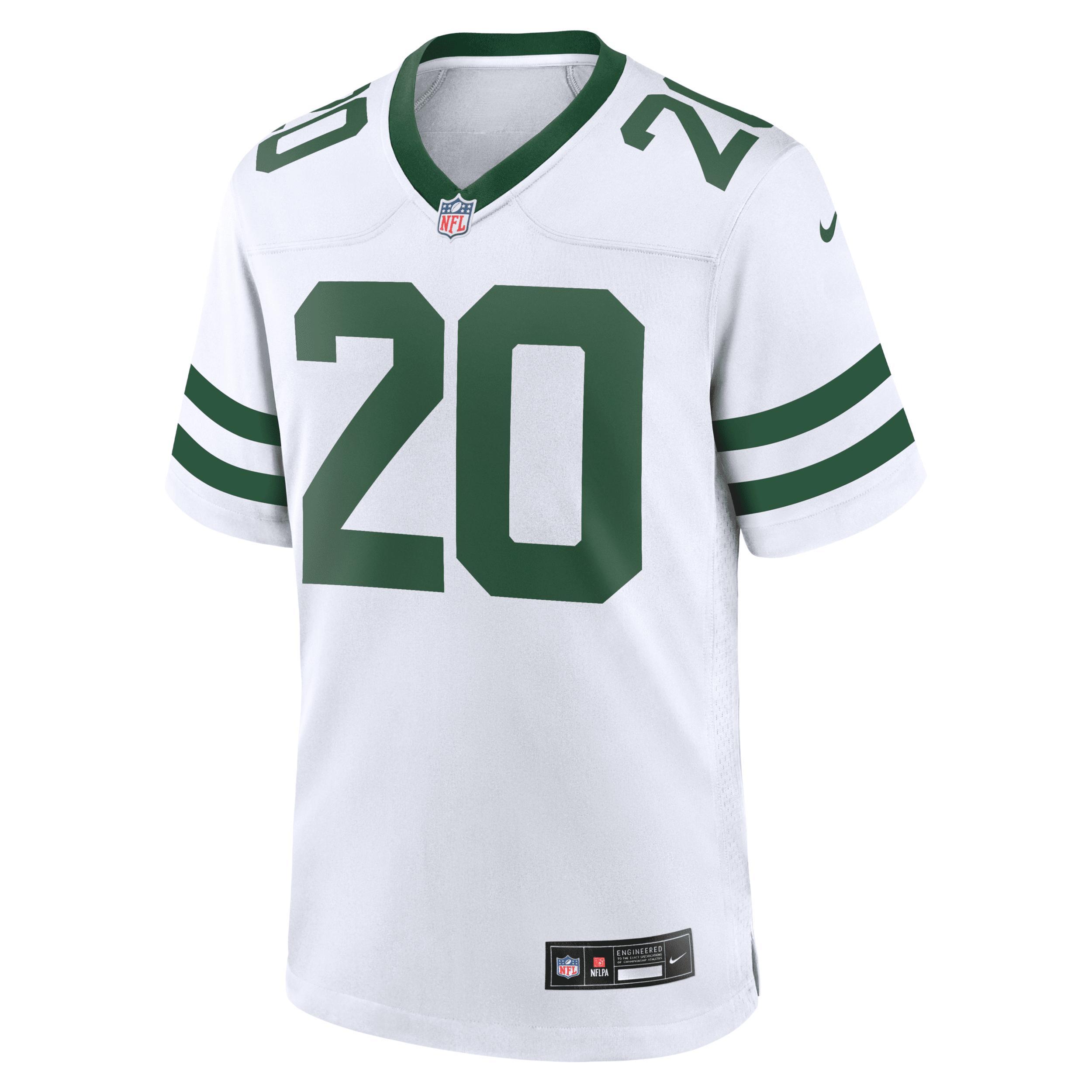 Mens Nike Breece Hall Legacy New York Jets Game Jersey Product Image