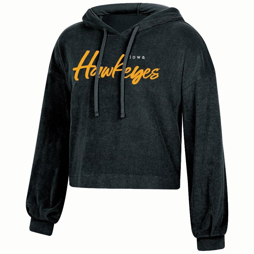 NCAA Iowa Hawkeyes Womens Terry Hooded Sweatshirt Product Image