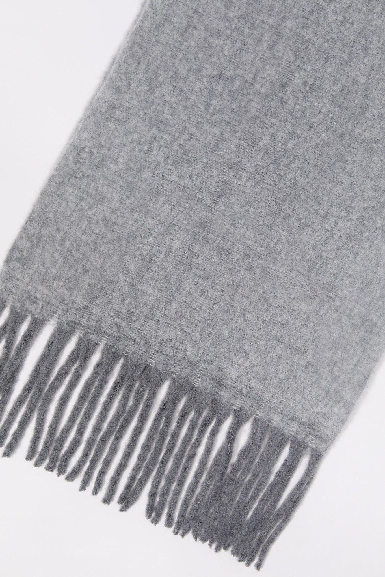 Solid Tassel Scarf Female Product Image