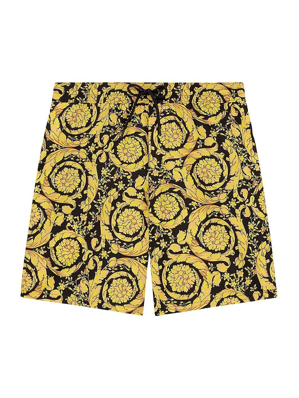 Mens Medallion-Print Swim Shorts Product Image