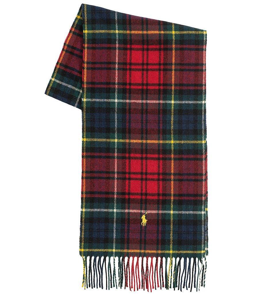 Polo Ralph Lauren Woolen Plaid Scarf Product Image