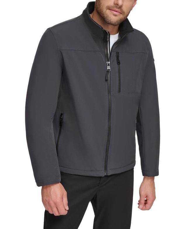 Calvin Klein Mens Sherpa Lined Classic Soft Shell Jacket Product Image