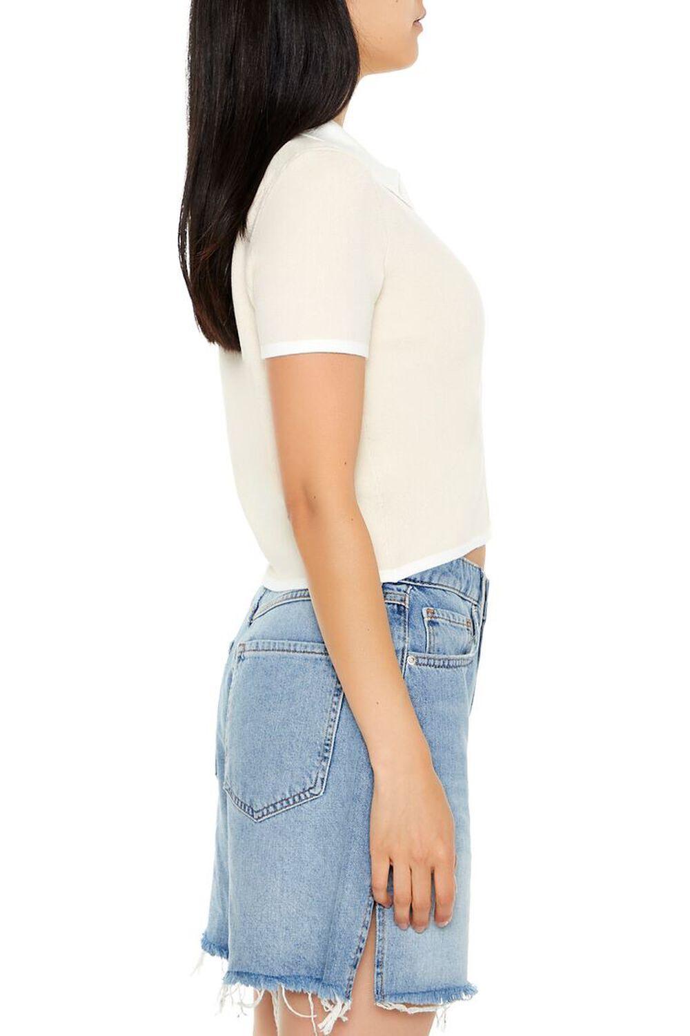 Cropped Sweater-Knit Shirt | Forever 21 Product Image