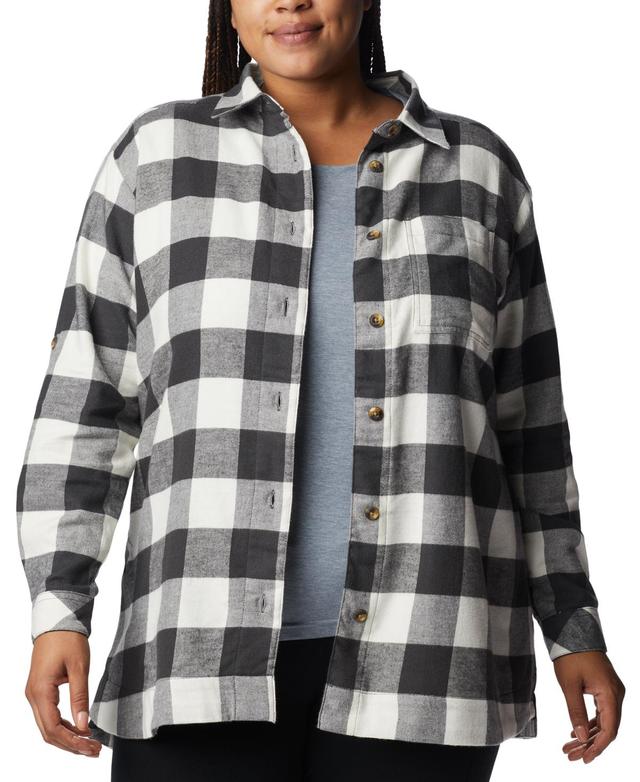 Columbia Women's Holly Hideaway Flannel Shirt - Plus Size- Product Image