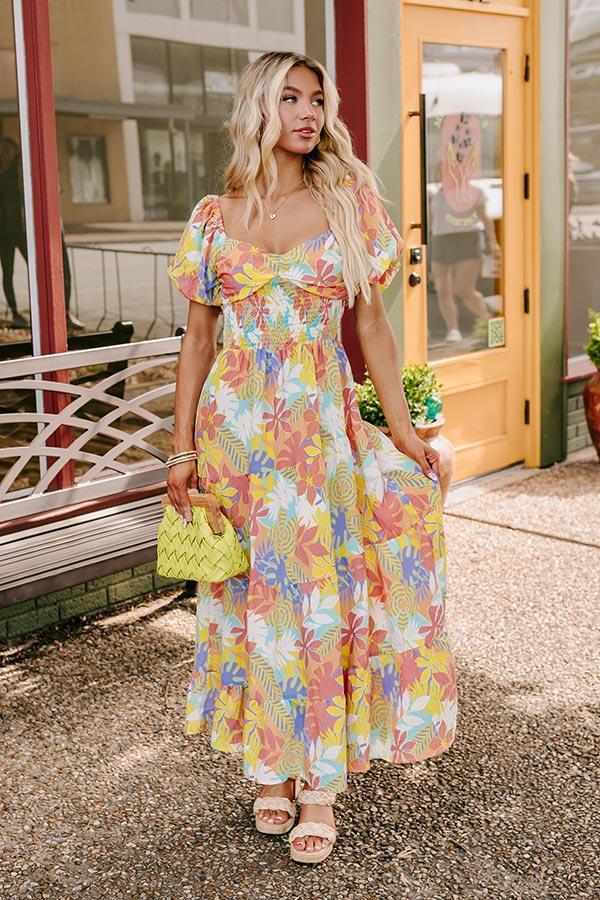 On Tropic Time Maxi Dress in Sea Glass Product Image