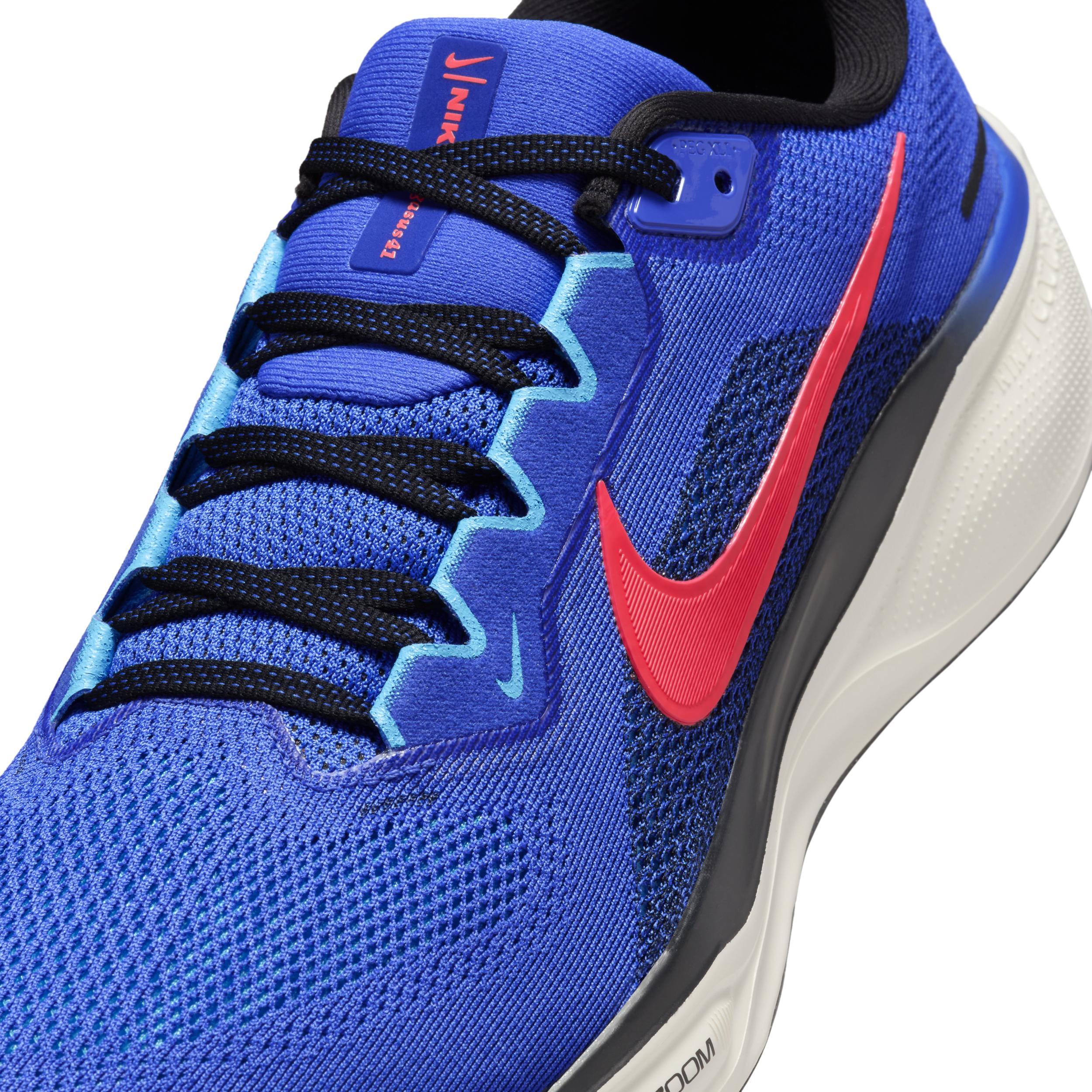 Nike Mens Nike Air Zoom Pegasus 41 - Mens Running Shoes Astronomy Blue/Hot Punch/Black Product Image