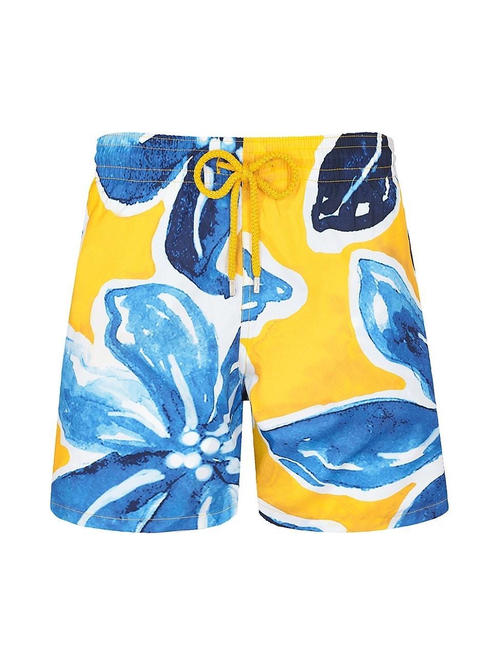 Mens Raiatea Painterly Floral Swim Shorts Product Image