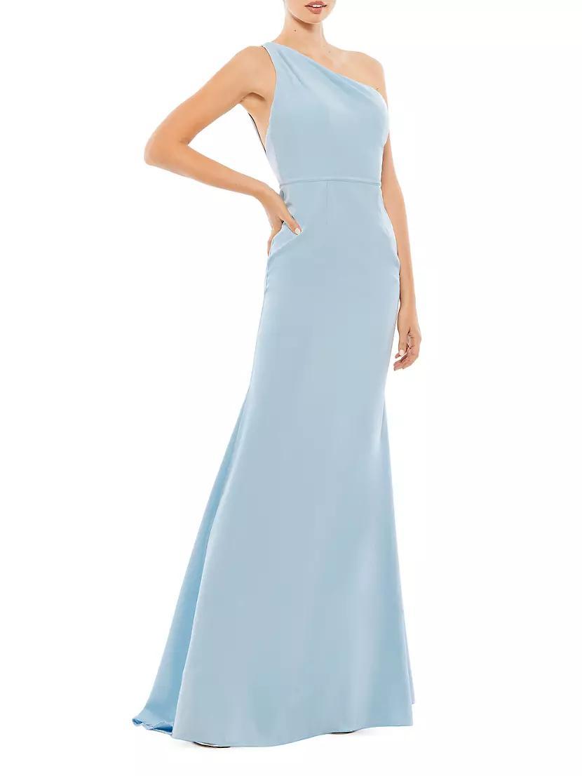 One-Shoulder Trumpet Gown Product Image