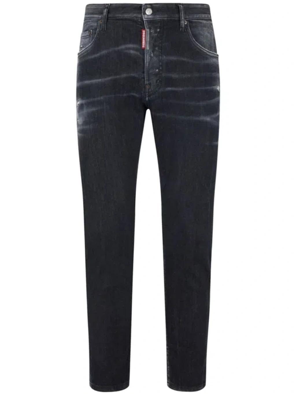 DSQUARED2 Slim-leg Jeans In Black Product Image