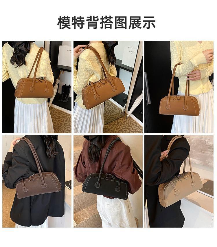 Contrast Stitching Shoulder Bag Product Image