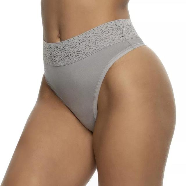 Womens Jezebel Serene High Waisted Thong Panty 530164 Product Image