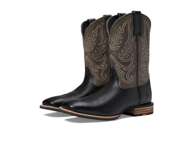 Ariat Everlite Countdown Western Boot (Black/Slate Grey) Men's Shoes Product Image