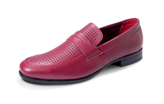 Burgundy Casual Summer Loafer Product Image