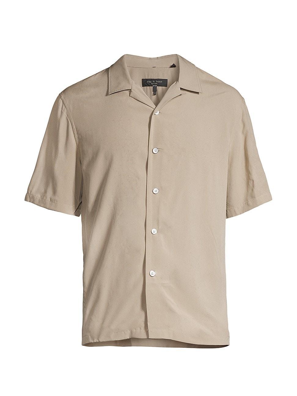 Mens LOEWE x Paulas Ibiza Linen-Blend Camp Shirt Product Image