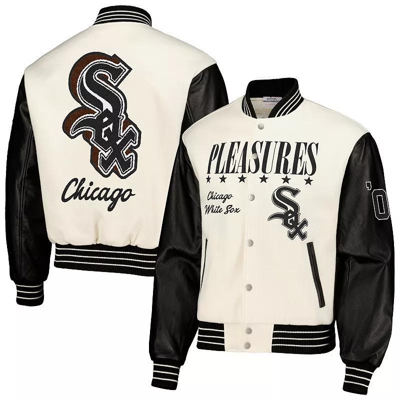 Mens Chicago Sox Full-Snap Varsity Jacket Product Image