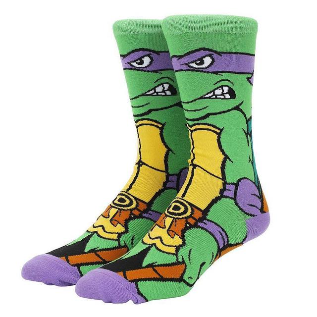 Mens Teenage Mutant Ninja Turtles Donatello Crew Socks Product Image