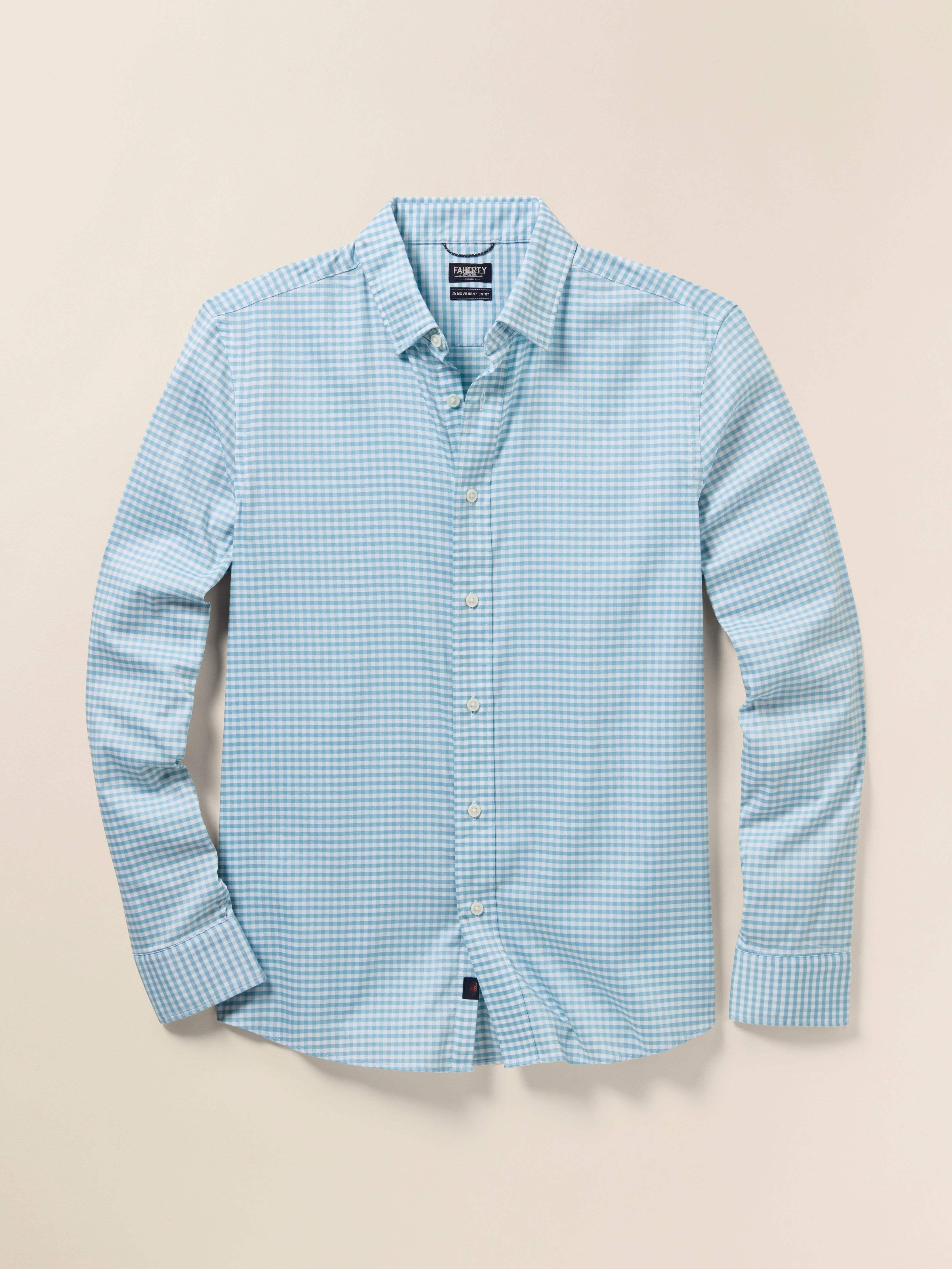 Movement™ Shirt - Teal Gingham Male Product Image