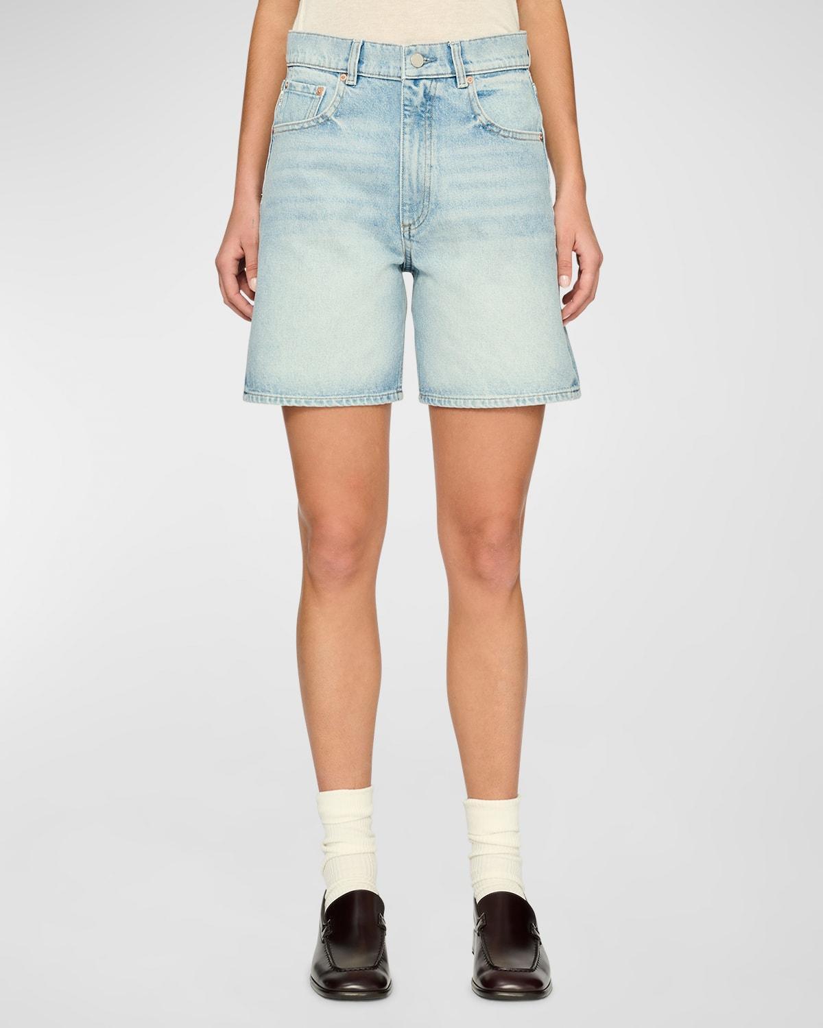 Taylor Ultra High-Rise Denim Shorts Product Image