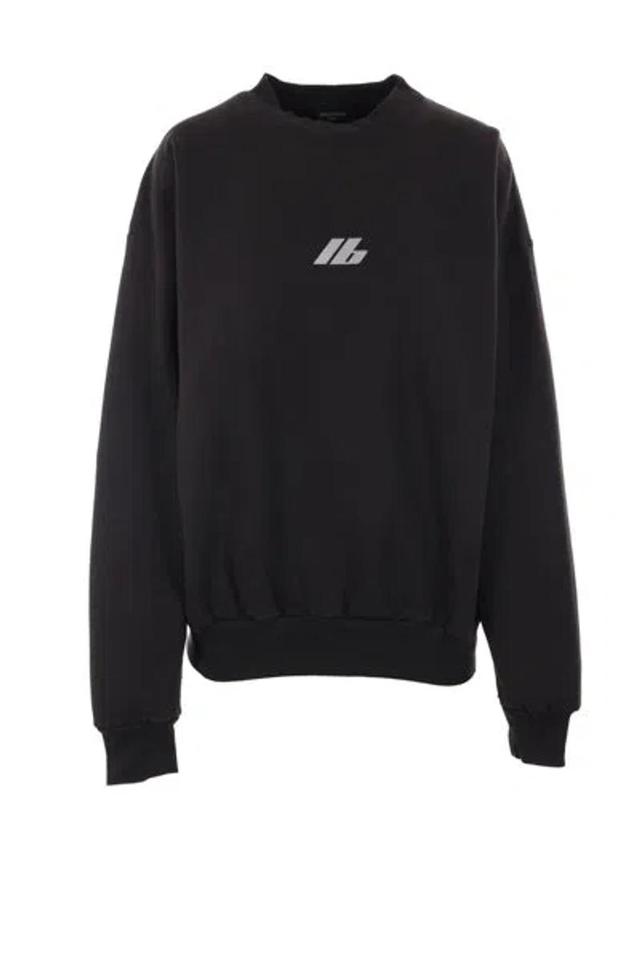 BALENCIAGA Activewear Crewneck Sweatshirt In Black Product Image