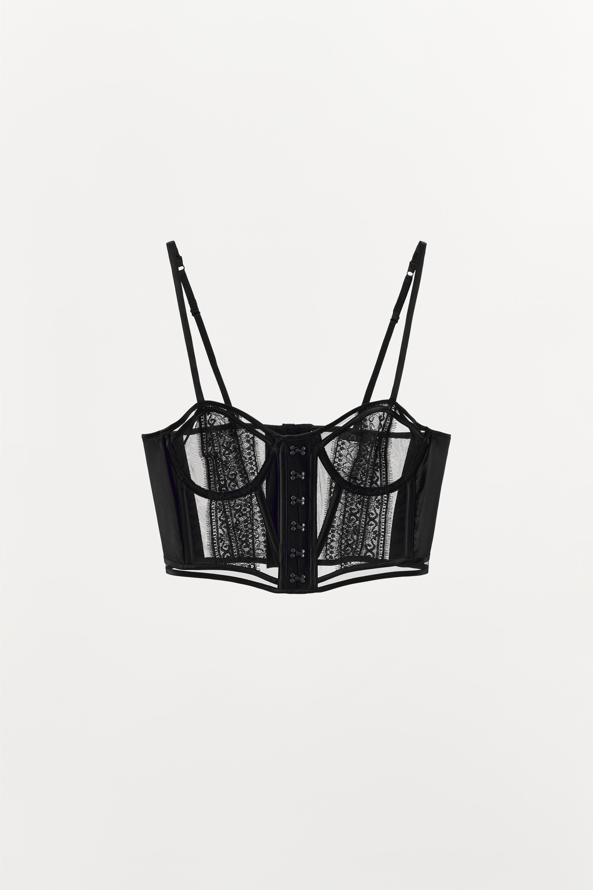 STRAPPY LACE CORSET Product Image