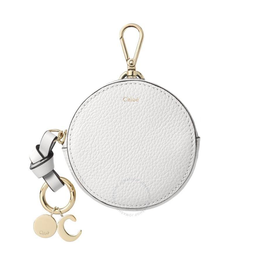 Chloe Crystal White Alphabet Coin Purse Product Image