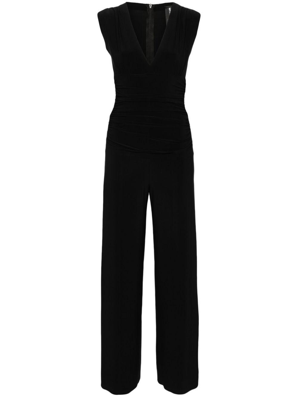 NORMA KAMALI Sleeveless Scoop Back Maxi Dress In Black Product Image