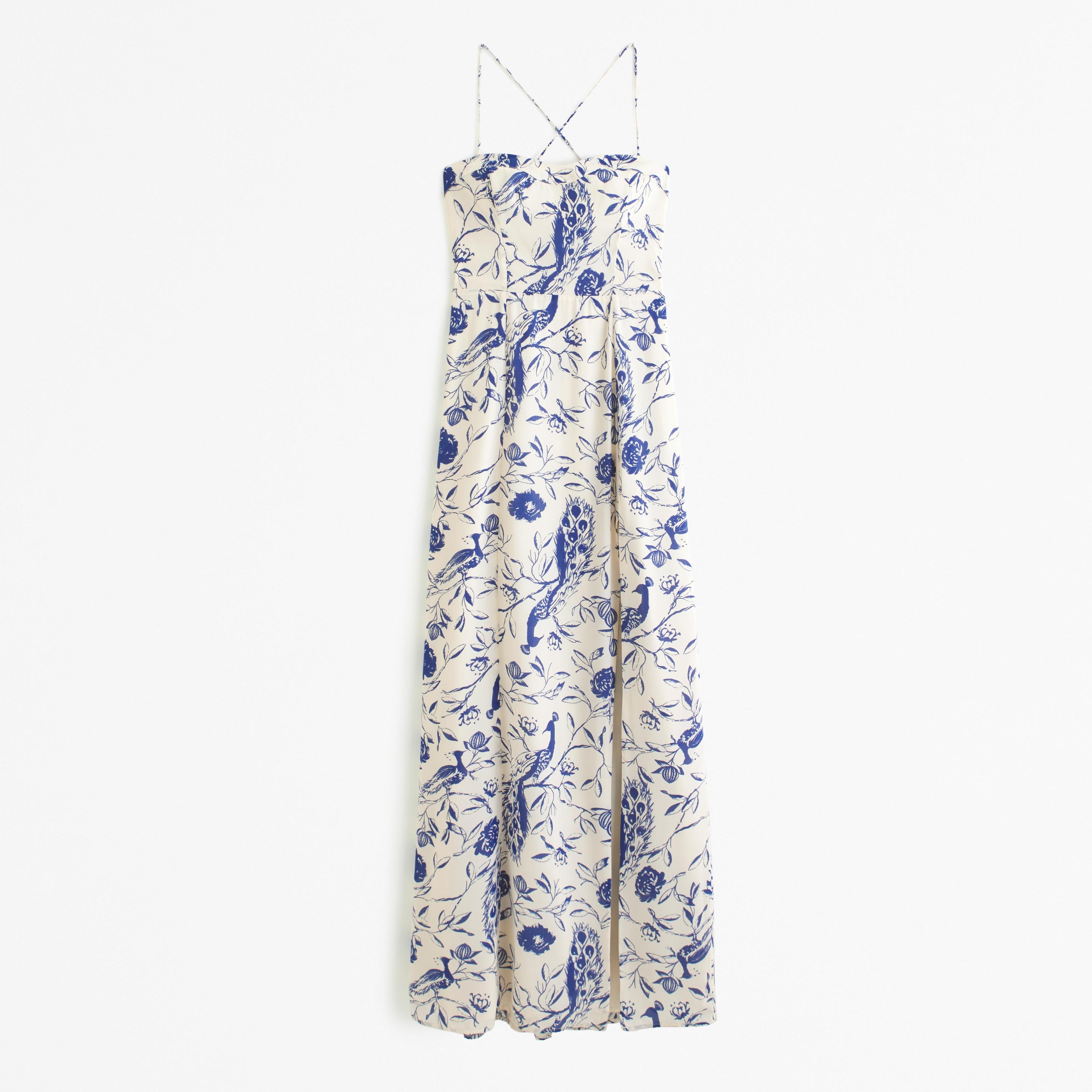 The A&F Camille Tie-Back Maxi Dress Product Image