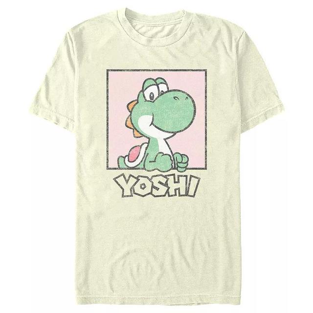 Mens Super Mario Bros Yoshi Portrait Graphic Tee Product Image