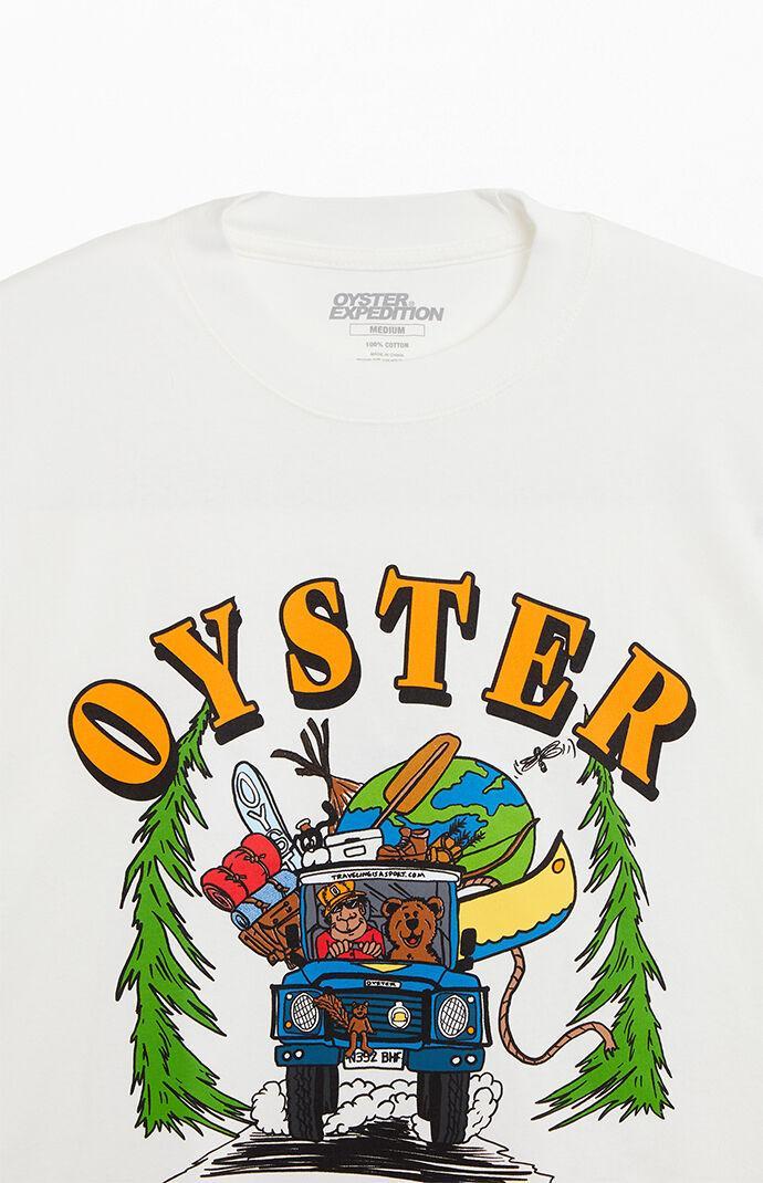 OYSTER EXPEDITION Men's Roadtrip Raw Edge T-Shirt Product Image