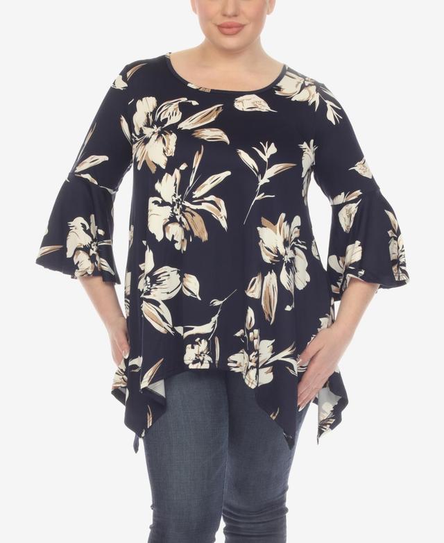 White Mark Plus Size Blanche Tunic Top Product Image