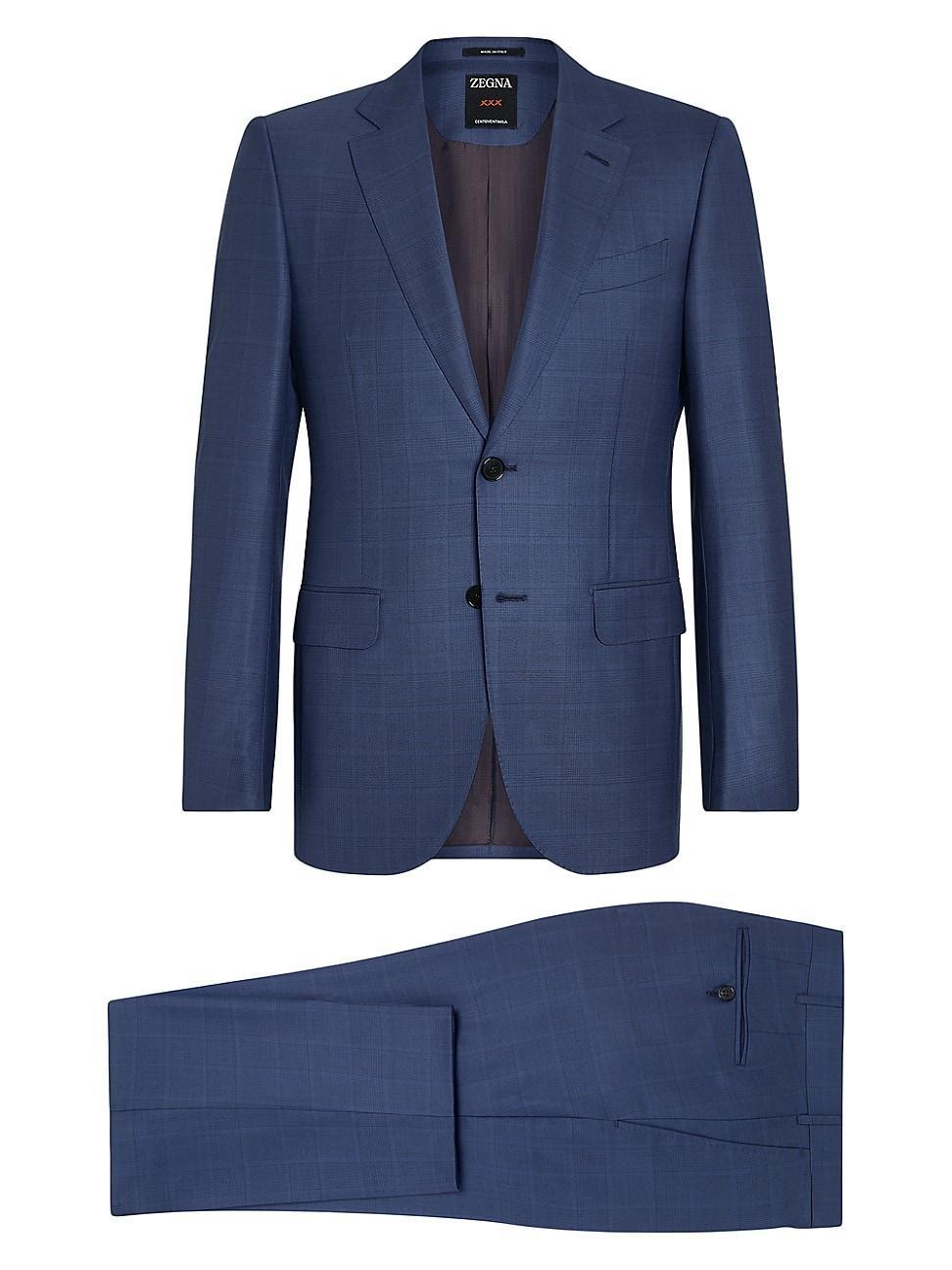 Mens Centoventimila Wool Suit Product Image