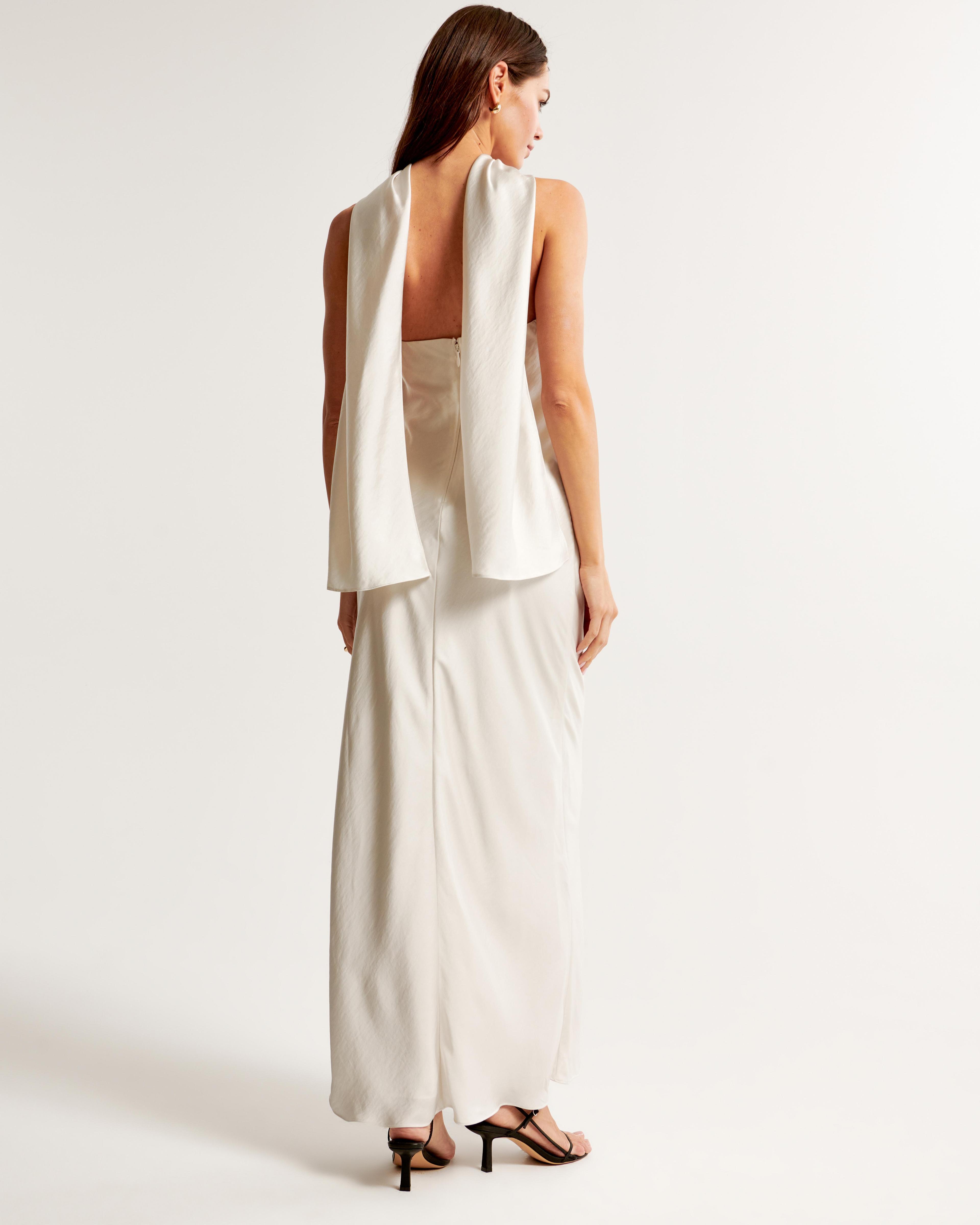 Strapless Scarf Maxi Dress Product Image