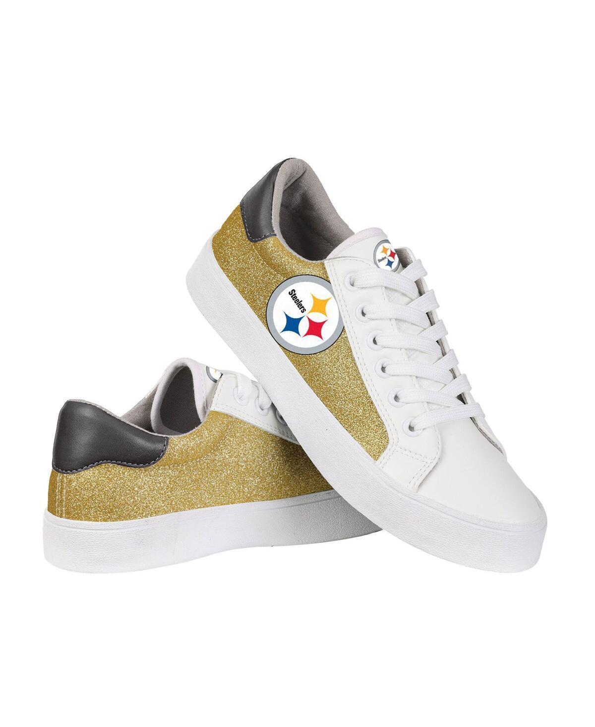 Womens FOCO Pittsburgh Steelers Glitter Sneakers Product Image