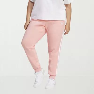 adidas Essentials 3 Stripes Fleece Jogger (Plus Size) Product Image