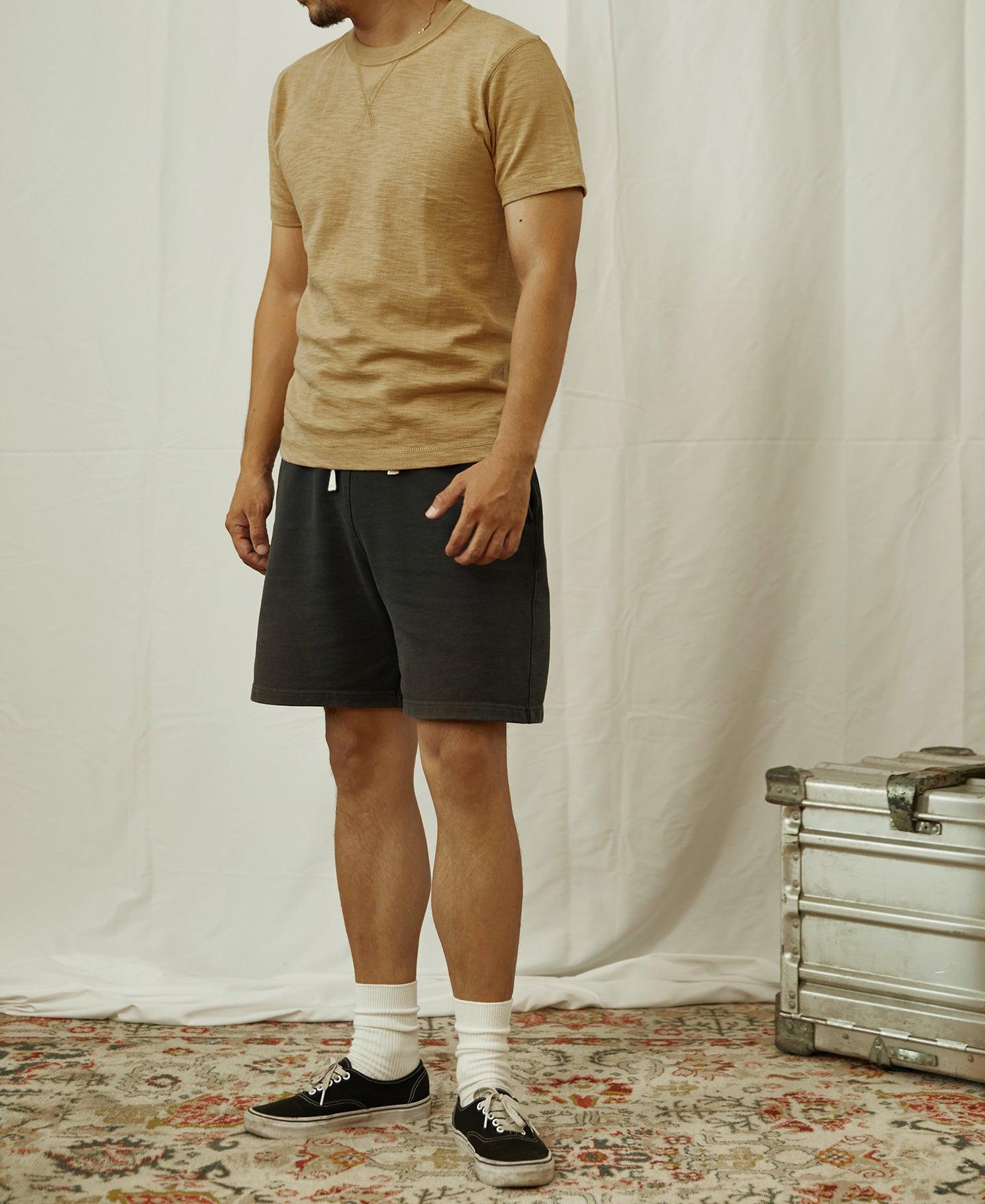 10.5 oz US Cotton Tubular Gusset T-Shirt - Sand Product Image