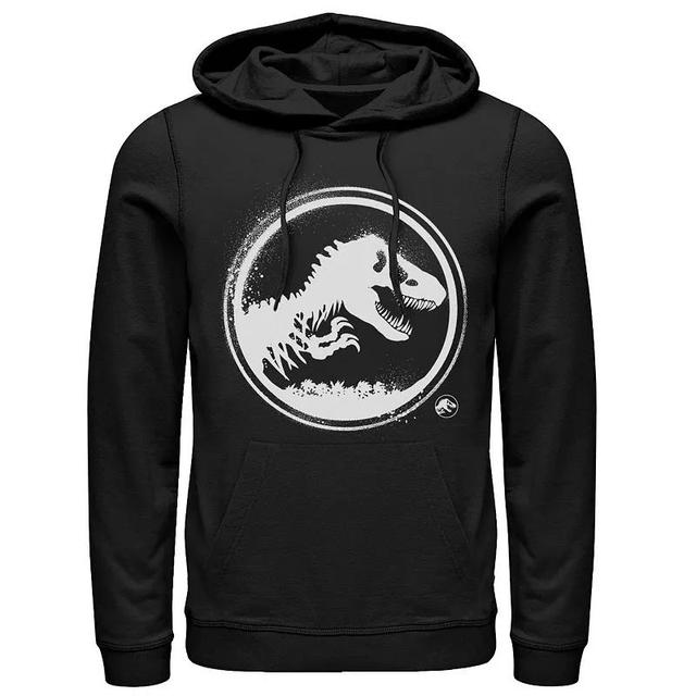 Mens Jurassic World: Fallen Kingdom Paint Splatter Logo Hoodie Grey Heather Product Image